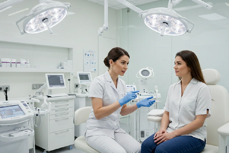 درمان سریع افتادگی پلک بعد از بوتاکس