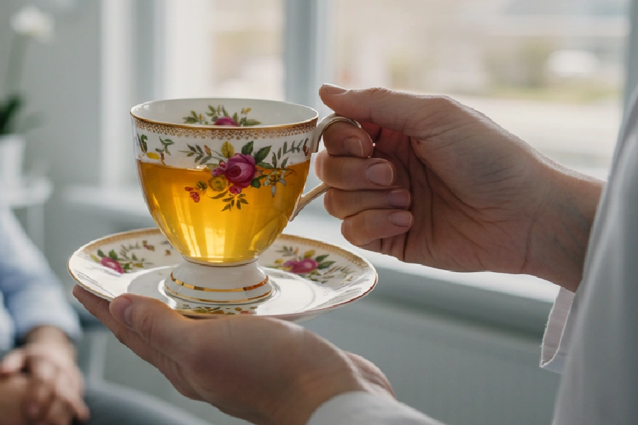 خوردن چای بعد از بوتاکس