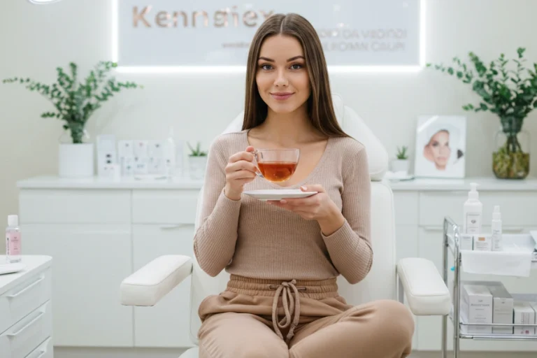 خوردن چای بعد از بوتاکس